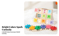 Young Child Learning Puzzle Set Develops Fine Motor Skills Child-Centered Math Toy Hand-Eye Coordination Preschool Math Manipulatives