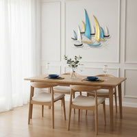 Metal Sailboat Wall Art Modern Sailboat Wall Artistic and Simple to Hang for Entryway