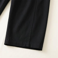 Ladies Wide Leg Trousers with High Waist Drawstring for Women, Barrel Fit Design for Casual Everyday Wear, Polyester Material with Shape Retention