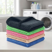 Large Microfibre Cloth 30x40cm, Absorbent Microfibre Towel for Car and Floor, Reusable Large Cleaning Cloth for General Household Use