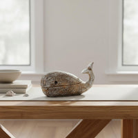 Retro Marine Creature Figurine Mediterranean Design Rustic Marine Creature Decor Home Decoration Nautical Themed Weathered