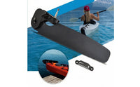 Reinforced Nylon Foot-Pedal Rudder Rear Mount Kayak Rudder Pivoting Head Foot Pedal Metal Shaft