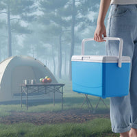 Camping Ice Box Thermal Insulation Portable Hard Chiller Portable Insulated Chiller Sturdy Construction Outdoor Gear for Campers