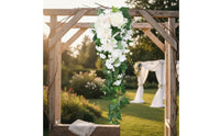 Korean Design Waterfall Wedding Flower Arrangement Elegant Waterfall Bridal Flower Arrangement Lifelike for Brides, Outdoor Ceremony