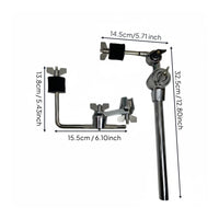 cymbals Stand Extension Simple to Install to Install High hatHat Stand Adapter Rust Resistant Percussion Hardware for Drummers