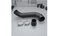 Aluminum Alloy Intake Pipe Kit Black Intake Pipe with Silicone Coupler Long-Lasting High Performance for Car Enthusiasts