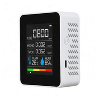 CO2 Monitor Portable CO2 Meter Real-Time-Time for Home, Office