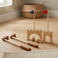 Wooden Golf Set Indoor Kids Golf Set Outdoor for Playroom, Preschool, Nursery