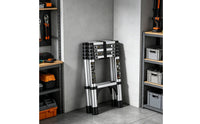 Foldable Self-Supporting Ladder Telescoping Ladder Aluminum Telescopic Ladder Portable Space-Saving for Homeowners, DIYers, Garage