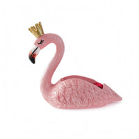 Flamingo Jewelry Box accessibleTop Resin Jewelry Storage Box Decor Item Feather Texture Crowned