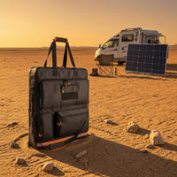 Waterproof Solar Panel Travel Bag with Shoulder Strap Padded Solar Panel Bag with Shoulder Strap Portable Sturdy for Camping