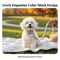 Adjustable Dog Anti-Pull Adjustable Nylon Pet Comfortable Fit Reflective Dog Neckband for Puppy Owners, Everyday Wear, Training, Hiking