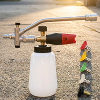 Car Cleaning Kit for Professional Wash and Detailing, Foam Sprayer with Stainless Steel Foam Lance, 1/4 Quick Connect with Brass Fitting