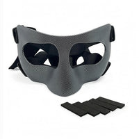 Impact-Resistant Athletic Face Guard Adjustable Straps Molded Face Guard Mm Pads for Basketball Training