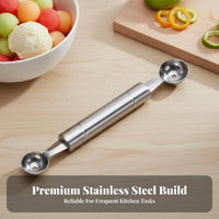 Double-Sided Fruit Dipper Er Stainless Steel Fruit Baller Ice Cream Dipper Multi-Functional Water Fruit Dipper Er