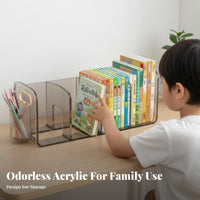 desktop Display desktop organizerSaving Tiered Book Display without a topTop for Retail outlet