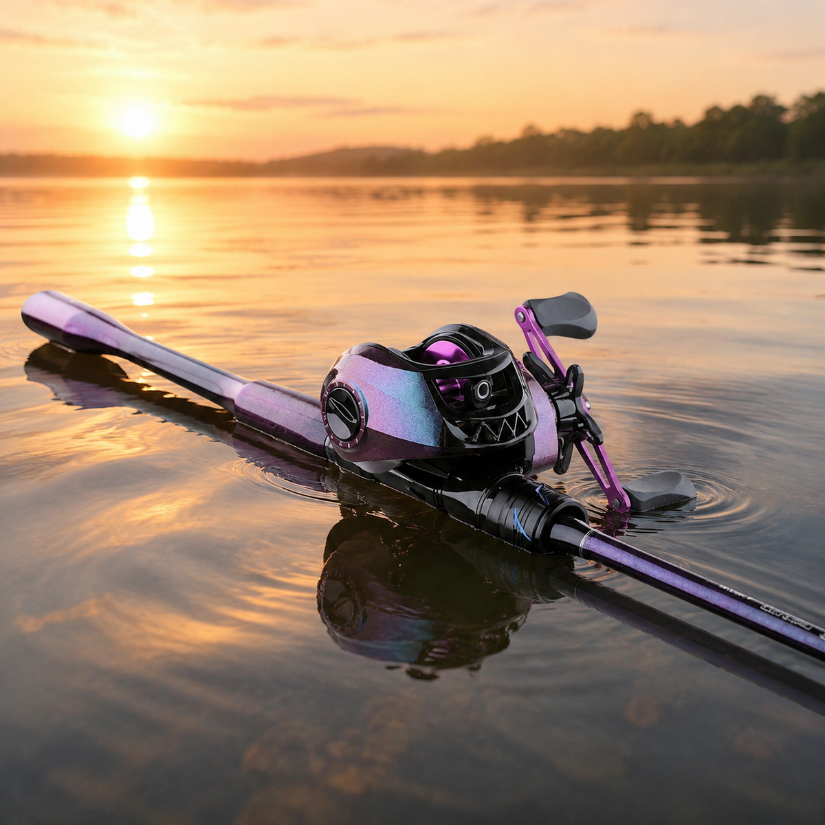 fishing rod and reel set