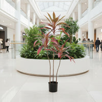 Artificial Potted Plant Tall Fake Plant with Pot Low-Maintenance Artificial Tree for Entryway, Office, Lobby