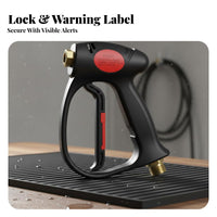 Safety Trigger Lock High Pressure Spray Heavy Duty Car Wash Water Long-Lasting Materials for DIY Enthusiasts, Siding Washing