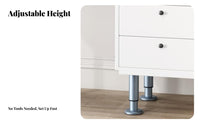 Desk Heightening Leg Easy Installation Adjustable Furniture Leg Thickened Material Adjustable Furniture Legs for Homeowners, Home, Bedroom, Washroom