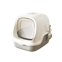 Extra Large Enclosed Cat Litter Box with Odor Control and Anti-Splash Design for Adult Cats and Kittens