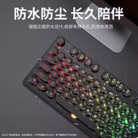 Wired USB Mechanical Feel Gaming Keyboard for Desktop and Laptop