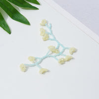 Long Branch Flower DIY Handmade Beaded Hair Clip Earring Material
