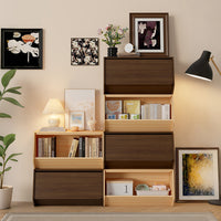 Modular Storage Cabinet with Drawers and Shelves for Bedroom Living Room