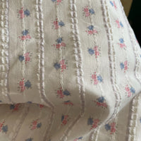 Korean Style Floral Jacquard Cotton Fabric for DIY Apparel