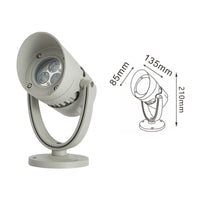 Mini Round LED Flood Light for Landscape and Architectural Lighting, DMX/RDM Compatible