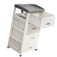 Drawer Storage Cabinet, Multi-layer Plastic Organizer for Bedroom, Bedside, Snacks