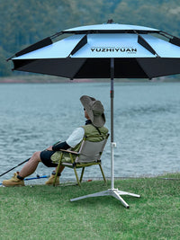 Fishing Umbrella Base Outdoor Sunshade Stand Water/Sand Filled Windproof Heavy Duty