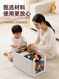 Youqin Rectangular Plastic Storage Bins for Kitchen Drawers and Desktops