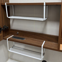 Bathroom Mirror Cabinet Organizer Shelf, Hanging Cosmetic Storage Rack for Vanity