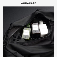 AGUACATE Waterproof Gym Bag with Wet/Dry Compartment, Crossbody Shoulder Strap, for Sports, Cycling, Travel