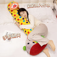 Clown Shoe Long Pillow Funny Creative Plush Toy Doll Sleeping Cushion for Girls