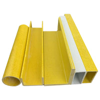 Fiberglass Pultruded Profiles for Construction and Aquaculture - Square, Round, I-Beam, and Purlin