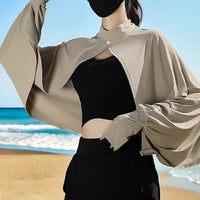 Women's UV Protection Sun Shawl for Outdoor Cycling and Casual Wear