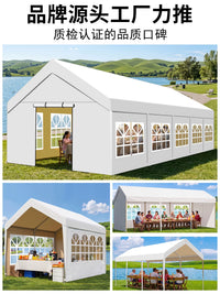 Outdoor Pop-Up Canopy Tent with Sidewalls for Market Stalls and Camping