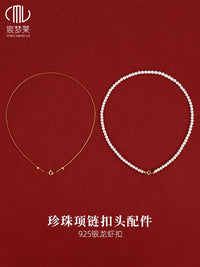 Pearl Beading Wire and Clasp Set for DIY Necklaces and Bracelets