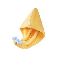 Kids' Quick-Dry Hair Towel Wrap for Girls, Super Absorbent Microfiber Bath Cap