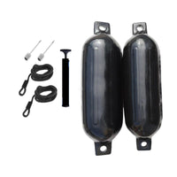 2-Pack Yacht Boat Fenders Inflatable PVC Marine Buoy Dock Shield Bumpers for Ships and Docks