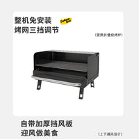 Portable Stainless Steel Charcoal BBQ Grill for Home Outdoor Camping