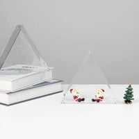 Clear Acrylic Stackable Display Case with Open Side for Collectibles and Figurines