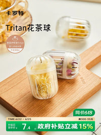 Carrot Tritan Heat-Resistant Tea Infuser Ball for Loose Leaf Tea