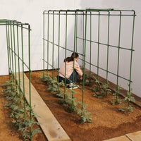 Outdoor Garden Trellis for Climbing Plants, Vegetables, and Fruits - Heavy Duty Galvanized Steel