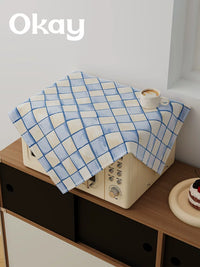 Dreamy Blue Microwave Oven Dust Cover and Air Fryer Oil-Proof Cloth