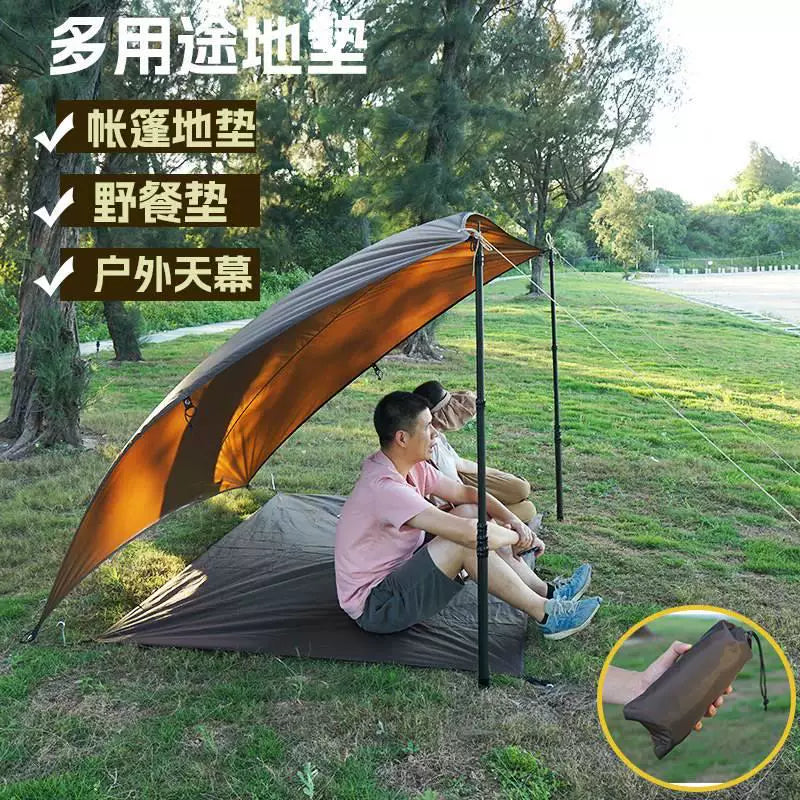 Outdoor Waterproof Oxford Cloth Picnic Mat Tent Ground Sheet for Camping Beach