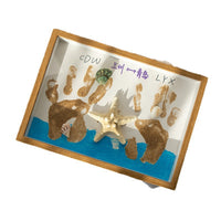 DIY Sand Handprint Art Frame Kit for Couples & Friends, Beach Souvenir Keepsake