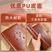A5/A6 Vintage Leather Refillable Notebook with Lined Pages for Journaling and Business
